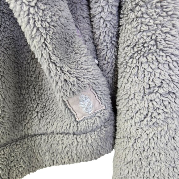 Free People Movement Oversized Faux Fur Cropped Full Zip Jacket Size Small - Picture 7 of 8